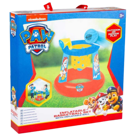 Paw Patrol inflatable basketball set