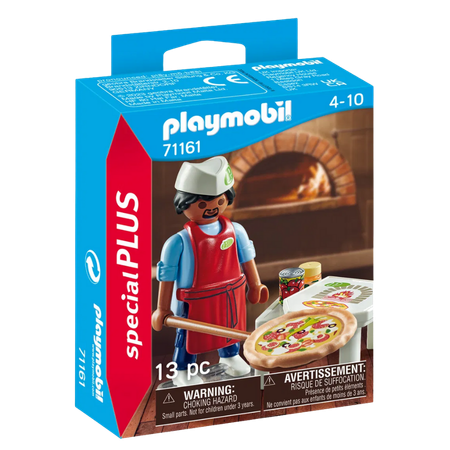 Playmobil pizza chef figure set